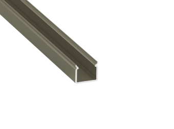 Lumines profile type SEI anodized inox, 3 m