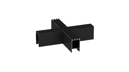 LUMINES connector CLARO type X black lacq.