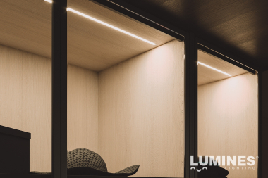 Lumines profile type IVO white lacquered, 1 m