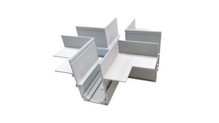 LUMINES GENESIS Magnetic track recessed + connector white