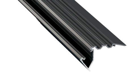 Lumines profile type Scala anodized black, 2,02 m