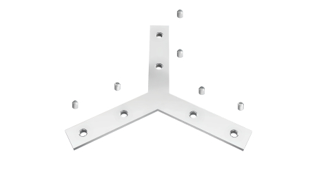 LUMINES LED ANGULAR Connector 3x120 degrees - SET