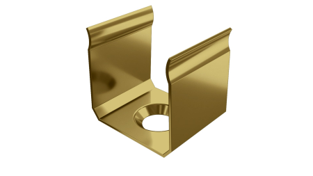 MET mounting clip for LUMINES Y profile, RAL  1923, matte