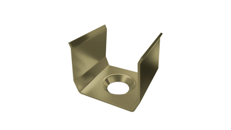 MET mounting clip for LUMINES axel profile, RAL  6013