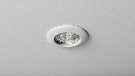 Ceiling lighting point fitting ROKA cast round Fixted white