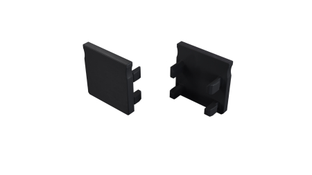 LUMINES ALU End cap LUMINES FLEXA black