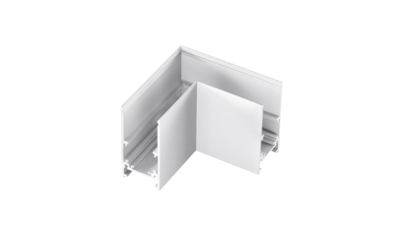 LUMINES GENESIS Magnetic track surface 90° connector horizontal white