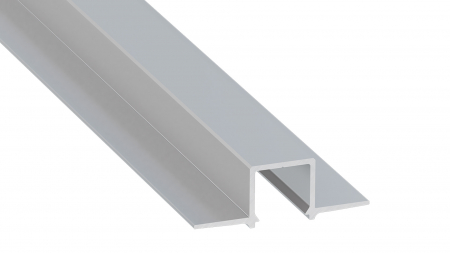 Profile LUMINES type GAUDI non-anodized without perforation 2,02 m