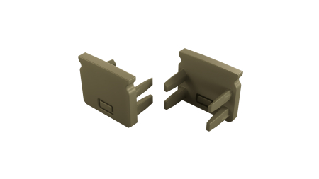 LUMINES End cap SEI 2in1 inox