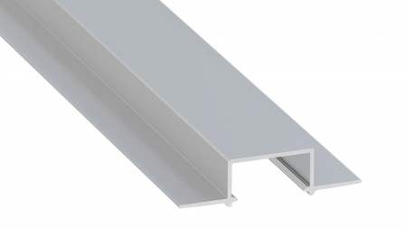 Profile LUMINES type HIRO non-anodized without perforation 1 m