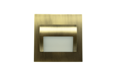 LED stair luminaire 12V DECORUS Neutral, Brass