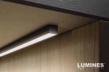 Lumines profile type SEI white lacquered, 1 m