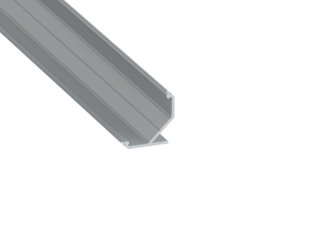 Lumines profile type AGO silver anodized 2,02 m