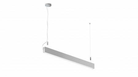 LUMINES DULIO Linear LED Luminaire - silver anodized - 4000K - 60cm