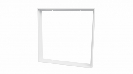 Surface frame for 60x60 LED panels - aluminum, white, foldable