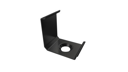 MET mounting clip for LUMINES ajar profile, black lacquered