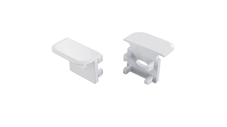 LUMINES ALU End cap LUMINES inFLEXA white with hole