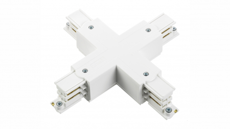 Cross connector + 3-phase track XTS38-3 white
