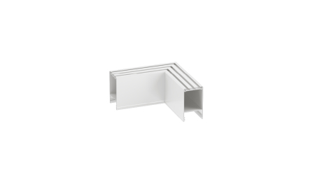 LUMINES connector CLARO type L white lacq.