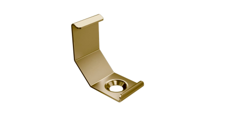MET mounting clip for LUMINES C H profile, RAL  1923, matte