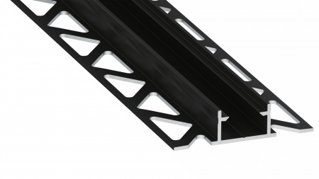 Profile LUMINES type NIPO black lacquered 3 m