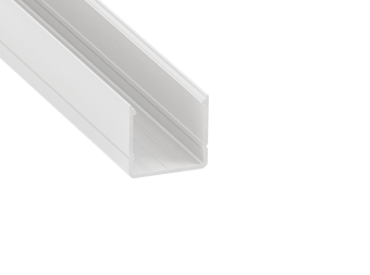 Lumines profile type RAI white lacquered, 3 m