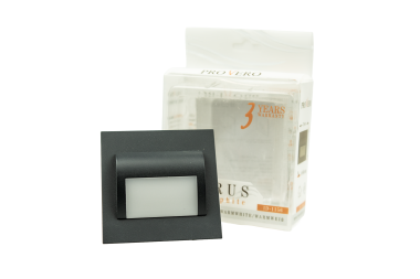 LED stair luminaire 12V DECORUS B. Warm, Black