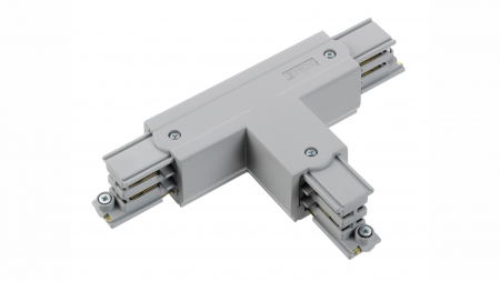 T-type connector for 3-phase track XTS39-1 gray