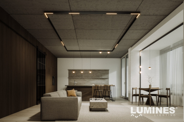 LUMINES GENESIS Magnetic light LINEAR 15 W SMART black