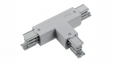 T-type connector for 3-phase track XTS40-1 gray