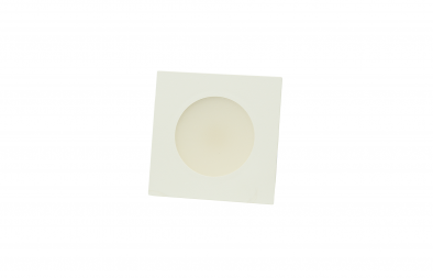 Recessed square furniture luminaire, 2 W, white – neutral-white
