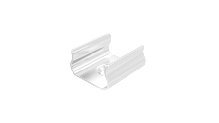 MET mounting clip for LUMINES X profile, white lacquered