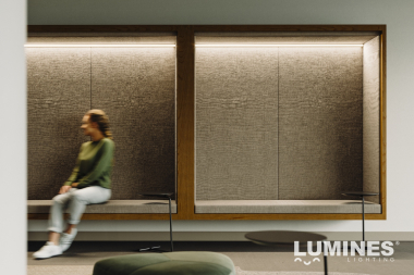 Lumines profile type AGO white lacquered, 1 m