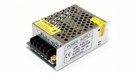 12V 25W IP20 2A enclosed power supply