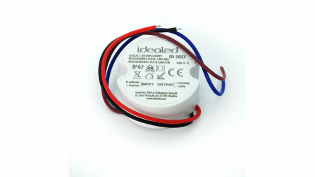 Plastic case 12V 25W IP67 power supply module for a box