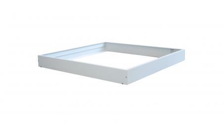 Surface  frame for LED panels 60x60 - white aluminum, twisted