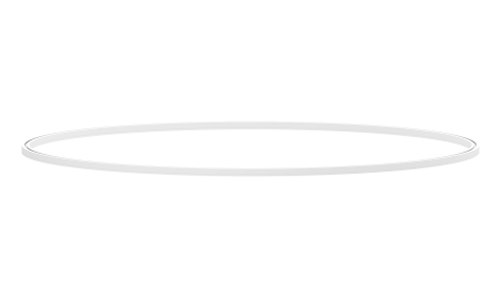 LUMINES RING type FLEXA D=950 mm white lacq.