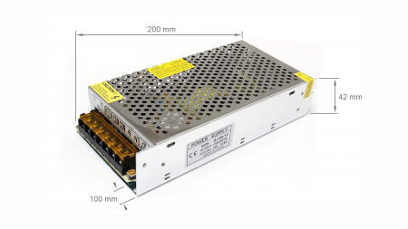 12V 150W IP20 12.5A enclosed power supply