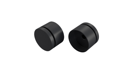 LUMINES SFERO ALU end caps MS2 anodized black set