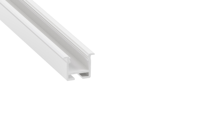 Lumines profile type inFLEXA lacquered white, 1 m