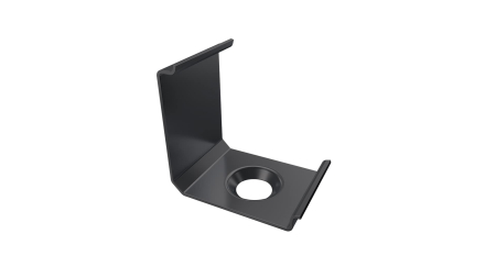 MET mounting clip for LUMINES ajar profile, RAL  7016