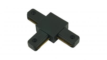 Connector for busbars, 1f black tee