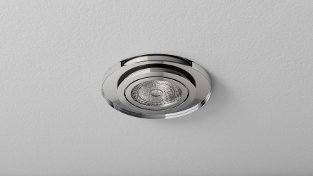 Ceiling lighting point fitting GIRO glass round - transparent