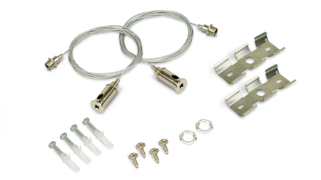 Mounting set for ALDA linear lights