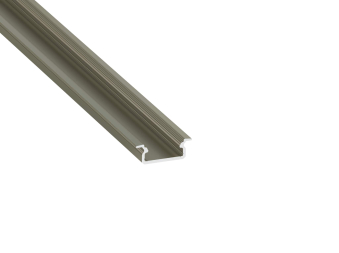 Lumines profile type IVO anodized inox, 3 m