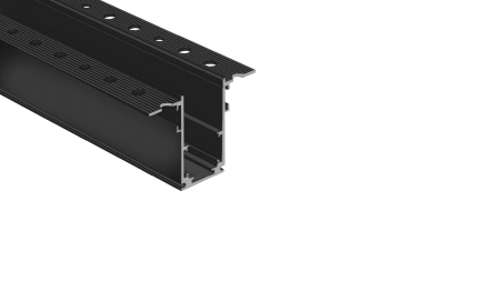 LUMINES GENESIS Magnetic track recessed trimless black 2 m