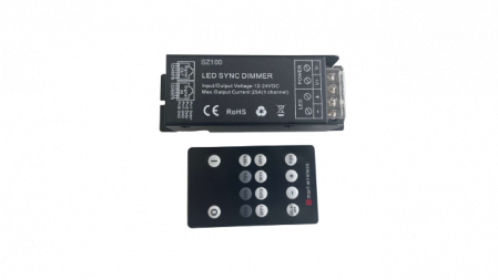 LED dimmer 12-24V 300W 25A Single-channel