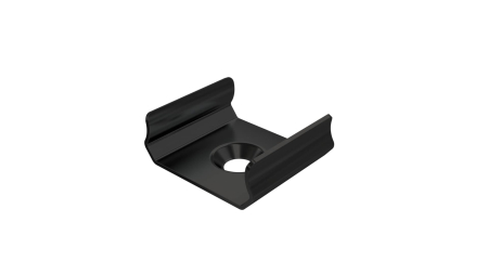 MET mounting clip for LUMINES D profile, black lacquered