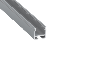 Lumines profile type FLEXA anodized silver, 1 m