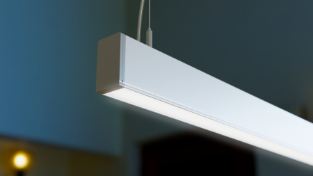 LUMINES CLARO Linear LED Luminaire - white lacquered - 4000K - 180cm